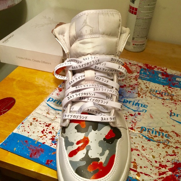 Custom camo jordan 1’s - Picture 8 of 8